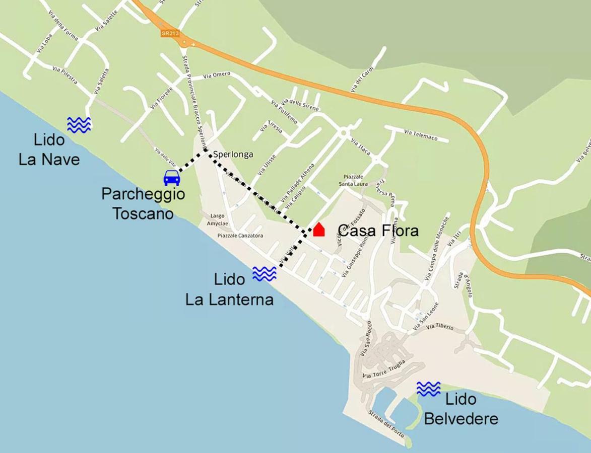 Casa Vacanza Flora Lägenhet Sperlonga Exteriör bild